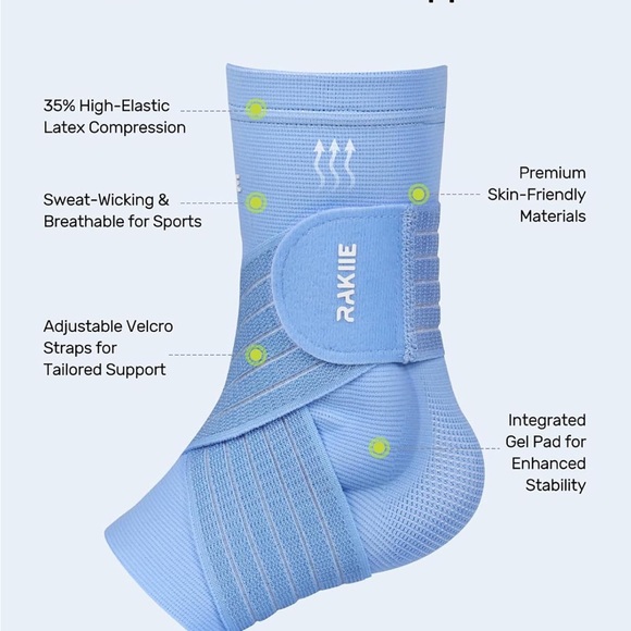 Arch Support Brace for Everyday Use, 2 Pack Ankle Brace Foot Support - Picture 6 of 7